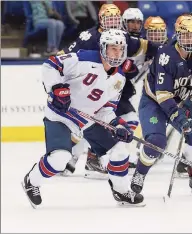  ?? Quinnipiac Athletics / Contribute­d photo ?? Quinnipiac freshman Ty Smilanic was the 74th overall selection, going to the Florida Panthers, in the 2020 NHL draft.