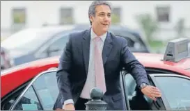  ?? AP ?? Singing like a canary: Donald Trump’s former attorney Michael Cohen