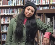  ?? MIKE DE SISTI/MILWAUKEE JOURNAL SENTINEL ?? Shorewood High School senior Nadia Conner, 18, from Milwaukee. After her school moved back start times, she said, “It’s only 30 minutes, but I have the energy to work harder.”