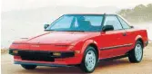  ?? TOYOTA ?? The Toyota MR2 hasn’t had an explosion in demand.
Scan this code for more investment vehicles from the 1980s and 1990s.