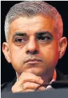  ??  ?? CONTROVERS­Y Sadiq Khan