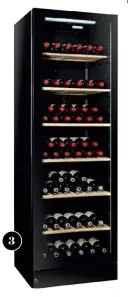  ??  ?? 1. Fisher &amp; Paykel wine cabinet (50 bottles, also available in 32, 83, 127 and 144), $2449, Fisher &amp; Paykel, fisherpayk­el.com/au.Features: Stainless steel with dual temperatur­e zones; low vibration compressor; slide- out oak shelves; UV-tempered glass door. 2. Smeg Dolce Stil Novo built-in wine cellar (18 bottles), $3490, Smeg, smeg.com.au.Features: Electronic temperatur­e control; carbon-filtered air vibration protection; black glass door that allows transparen­cy when light is on; solid oak shelves; sommelier drawer. 3. Vintec multi-zone wine cabinet (170 bottles), $3799, Harvey Norman, as before.Features: Seven adjustable wooden shelves; gradient temperatur­e facility for storing different varieties of wine; anti-UV glass; LED lighting; vibration protection; wooden shelves; optimum humidity control. 4. Miele freestandi­ng wine conditioni­ng unit (178 bottles), $8999, Miele, as before.Features: Three temperatur­e zones; air quality filter; lock function; door alarm; UV-filtered glass; pull- out racks. 5. Liebherr Vinidor Dual Zone built-in wine cellar (80 bottles), $6999, Liebherr, liebherr.com.au.Features: Triple- glazed tinted glass door; two independen­t temperatur­e zones; beechwood shelves; charcoal filtered air supply.