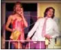  ?? PHOTO BY KATHI CHRISTIE & SPENCER MOSS FECHO ?? Julia Marie as Brooke and James Haggerty as Gary in “Noises Off.”
