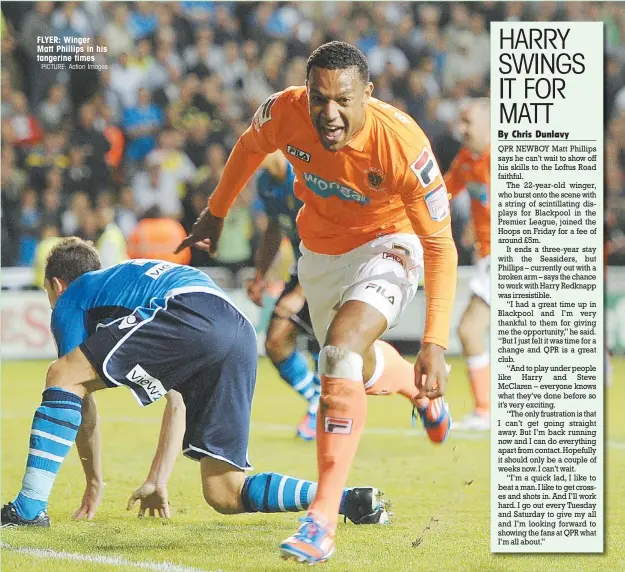  ?? PICTURE: Action Images ?? FLYER: Winger Matt Phillips in his tangerine times