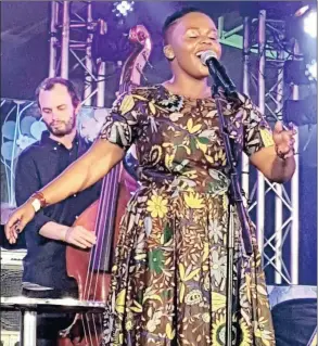  ??  ?? COVETED: Dont miss Jazz singer Nomfundo Xaluva at Langa’s Gugu S’thebe on Sunday.