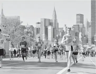  ?? FOTO: AP ?? >El Maratón de Nueva York es el evento más concurrido del calendario.