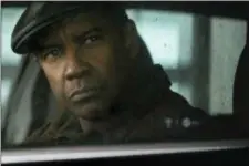  ?? SONY, COLUMBIA PICTURES VIA AP ?? This image released by Columbia Pictures shows Denzel Washington in a scene from “Equalizer 2.”