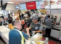  ?? GENE J.PUSKAR THE ASSOCIATED PRESS ?? McDonald’s will start serving a P.L.T. (plant, kettuce and tomato) sandwich at 28 restaurant­s in southweste­rn Ontario, including locations in London and Sarnia, on Monday.