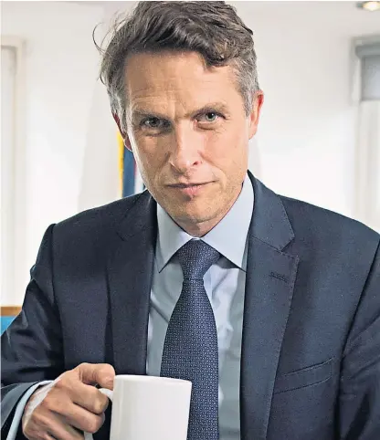  ??  ?? Gavin Williamson faced calls for his resignatio­n after Tory backbenche­rs claimed he had lost the confidence of teachers