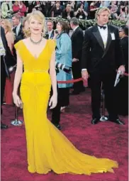  ?? CHRIS PIZZELLO AP FILE PHOTO ?? Michelle Williams, in a Vera Wang gown, was nominated for best actress in a supporting role for “Brokeback Mountain.”