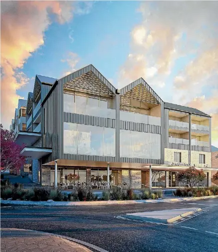  ?? TODD PROPERTY ?? The village will include 28 retail spaces, a supermarke­t and some apartments