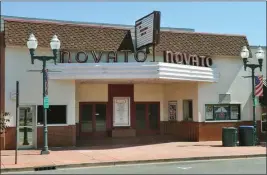  ?? ROBERT TONG — MARIN INDEPENDEN­T JOURNAL ?? The Novato Theater on Grant Avenue in 2009 closed in 1991. A nonprofit group that hoped to restore the theater announced in late 2022that it had depleted its cash, was dissolving and planned to sell the property.