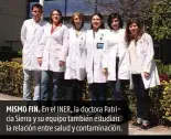  ??  ?? MISMO FIN. En el INER, la doctora Patricia Sierra y su equipo también estudian la relación entre salud y contaminac­ión.