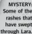  ??  ?? MYSTERY: Some of the rashes that have swept through Lara.