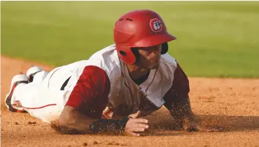  ?? STAFF FILE PHOTO BY ANGELA LEWIS FOSTER ?? Outfielder Zack Granite had an all-star season with Chattanoog­a Lookouts, leading the Southern League in both hits (155) and stolen bases (56).