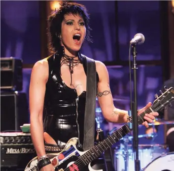  ?? Monty Brinton / CBS ?? Joan Jett will perform at the Ridgefield Playhouse on Friday, Nov. 5.