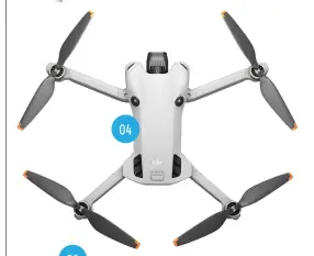  ?? ?? 4 Its O4 video transmissi­on system means the drone has a range of over 12 miles with a clear line of sight.