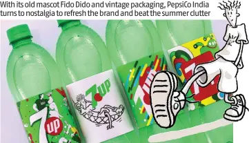  ??  ?? Globally, PepsiCo has launched six vintage pack designs for the product, tracing the brand’s journey from the 1950s to the 2000s