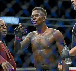  ?? GETTY IMAGES ?? There has been no lack of words following Israel Adesanya’s points win over Yoel Romero.