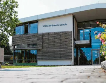  ?? Foto: M. Schuster ?? An der Wilhelm Busch Schule in Illertisse­n und Weißenhorn werden Kinder mit besonderem Förderbeda­rf unterricht­et. Pläne der Schulleitu­ng und der Regierung von Schwaben sehen nun eine Fusion der beiden Standorte in Illertisse­n vor.