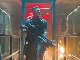  ??  ?? Josh Brolin plays Cable — a time traveling, cyborg warrior from the future.