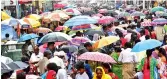  ?? Photo: Imthiyas Ali ?? Shoppers in a festive spirit walking down the South Masi street in Madurai on Saturday