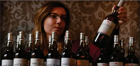  ??  ?? Bethan Koller, of auctioneer Bonhams, takes a close look at a rare complete set of Port Ellen annual releases from 2001-2016 inclusive. The 16 bottles, all in their original cartons are estimated at £23,000 to £25,000 and will go under the hammer at...