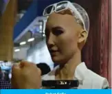  ??  ?? Robot Sofia