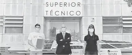  ??  ?? Técnico Solar Boat trouxe 38 estudantes à Madeira, numa parceria com o Grupo Sousa.