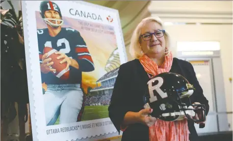  ?? TONY CALDWELL ?? Jo-Anne Polak was general manager of the Ottawa Rough Riders from 1988-91, the first female GM in the Canadian Football League.