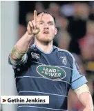  ??  ?? > Gethin Jenkins