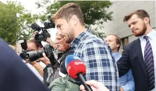  ??  ?? No role model: Danny Cipriani leaves court