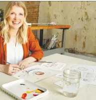  ?? LET’S MAKE ART ?? Sacramento State alum and artist Sarah Cray launched her Let’s Make Art company in 2018.