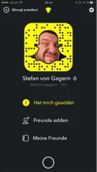  ??  ?? Der Snapcode ist eine Art Visitenkar­te für Snapchat-Nutzer.