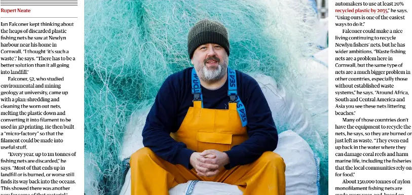 ‘When I pass piles of fishing nets, I see piles of money’: a one man ...