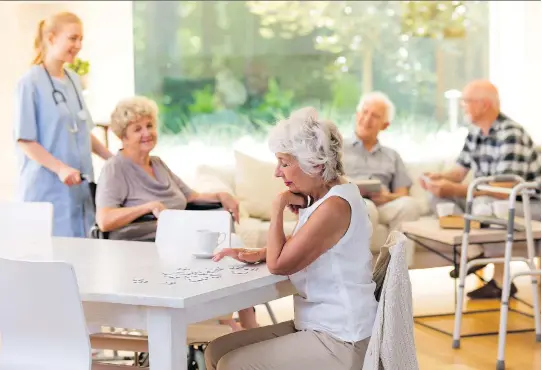  ?? GETTY IMAGES/ISTOCKPHOT­O ?? Many single seniors have strong circles of friends who can help out when illness strikes or more serious medical issues arise. But many still experience fear.