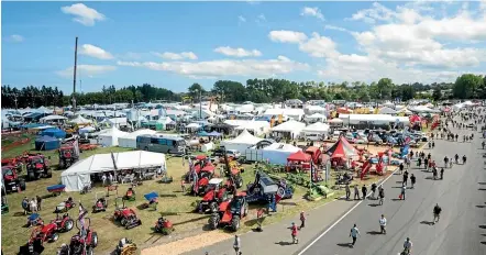  ??  ?? About 27,000 people are expected to attend Central Districts Field Days this year.