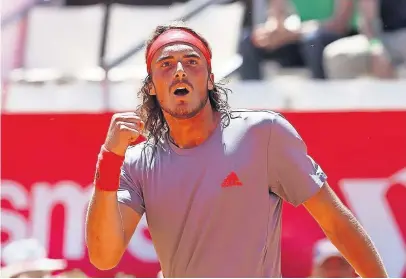  ?? ?? Stefanos Tsitsipas conquistou o Estoril Open’2019, antes de ser número três do ranking ATP