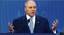  ?? AP FILE ?? “Being able to walk out onto that field again on Thursday night with my uniform is going to be a special, special moment,” says House Majority Whip Steve Scalise.