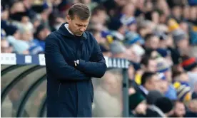  ?? Richard Sellers/Getty Images ?? Jesse Marsch’s failure to implement his gameplan cost him his job at Elland Road. Photograph: