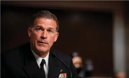  ?? Photograph: Rex/Shuttersto­ck ?? Adm John Aquilino told the Senate armed services committee that ‘The rejuvenati­on of the Chinese Communist party is at stake’ with the Taiwan issue.