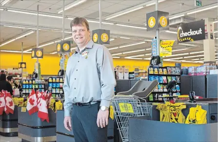  ?? LUCAS OLENIUK TORONTO STAR ?? Jamie McLean, owner of a Giant Tiger franchise store in Hamilton, was at Zellers for 16 years before joining Giant Tiger 10 years ago.