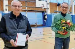  ?? ?? Winfried Simmat (rechts) mit Dr. Bernhard Andrä.