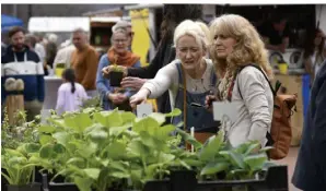  ?? FOTO: JÖRG KNAPPE ?? Im vergangene­n Jahr war die Dülkener Gartenwelt wieder gut besucht. Besucher erwarten zwei neue Aussteller.