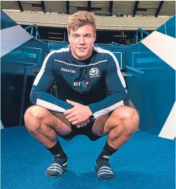  ?? Picture: SNS. ?? Delighted to be part of Scotland set-up for tour of Japan: Huw Jones.