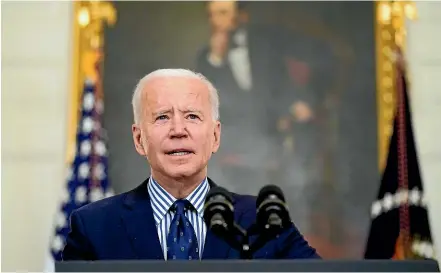  ?? AP ?? President Joe Biden’s round of Covid aid enjoys wide support across the United States, polls show.