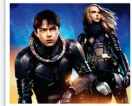  ??  ?? Above:Ab C Cara and dD Dane d de H Haan i in Valerian. Left: Modelling for Magnum.