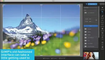  ??  ?? GIMP’S old-fashioned interface can take a little getting used to