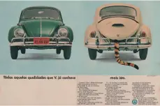  ??  ?? Acima, a publicidad­e da época inspirou o apelido “Tigrão”. À direita, o sistema elétrico passou de 6 Volts para 12 Volts a partir do segundo semestre de 1967