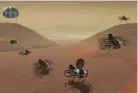  ??  ?? The Dragonfly helicopter which will fly over the surface of Titan